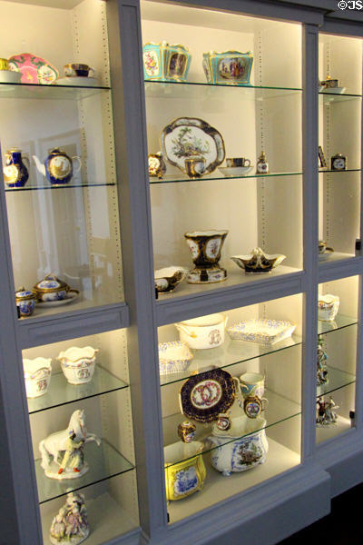 Porcelain collection at Russborough House. Ireland.