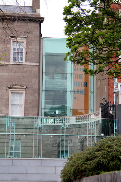 Modern addition (2006) at Dublin City Gallery. Dublin, Ireland. Architect: Gilroy McMahon Architects.