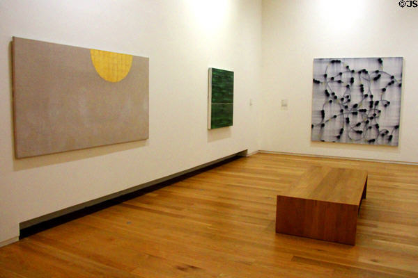 Abstract art display at Dublin City Gallery. Dublin, Ireland.