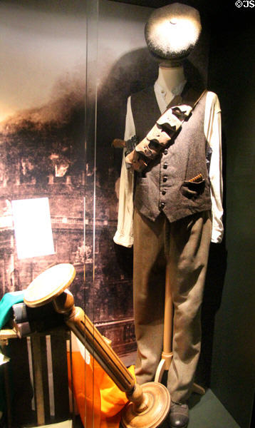 Display of IRA objects of Irish Civil War (1919-23) at GPO Museum. Dublin, Ireland.
