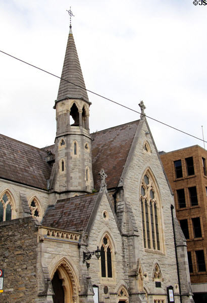 Dublin Unitarian Church opposite St Stephen's Green. Dublin, Ireland. Style: Neo-Gothic.