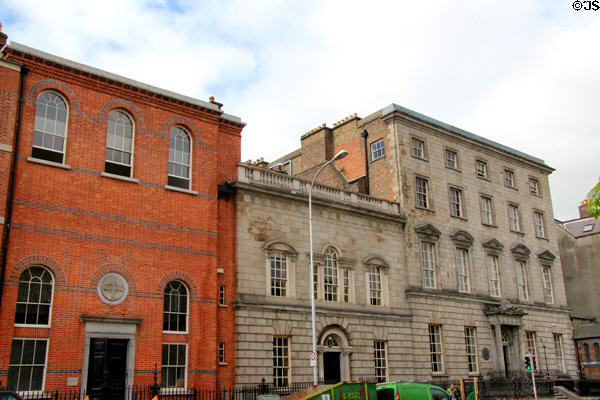 Museum of Literature Ireland (MOLI) opposite south side of St Stephen's Green. Dublin, Ireland.