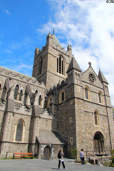Transept of Christ Church Cathedral. Dublin, Ireland.