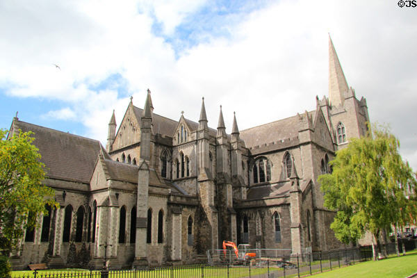 St Patrick's Cathedral built (1191-1270). Dublin, Ireland. Style: Gothic.