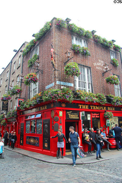 The Temple Bar (Temple Bar at Temple Lane South). Dublin, Ireland.