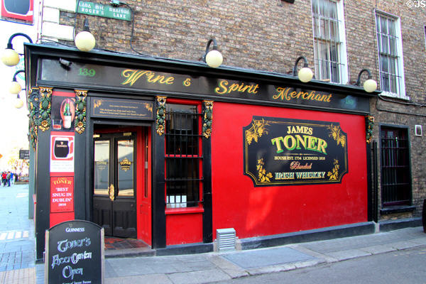 James Toner Irish Pub on Baggot St. near Merrion Square. Dublin, Ireland.