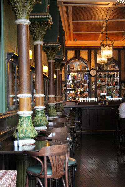 Irish pub interior. Dublin, Ireland.