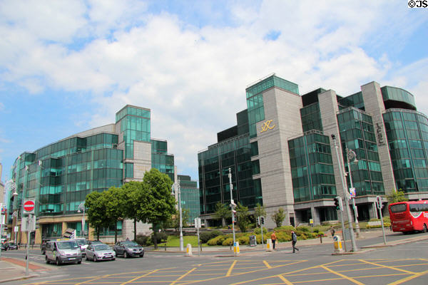 International Financial Services Centre (IFSC) (Custom House Quay). Dublin, Ireland. Architect: Burke Kennedy Doyle.