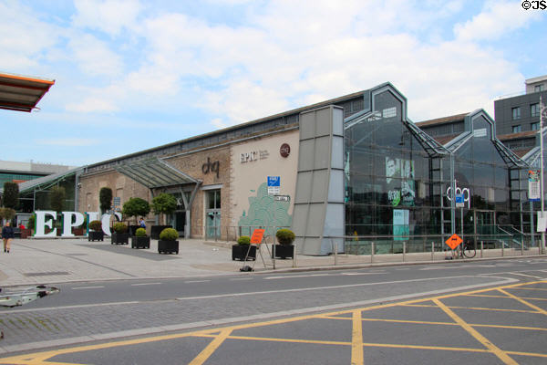 Irish Emigration Museum (EPIC) in CHQ Building (1817) originally a bonded customs warehouse remodeled early 2000s. Dublin, Ireland. Architect: John Rennie & then Thomas Telford.