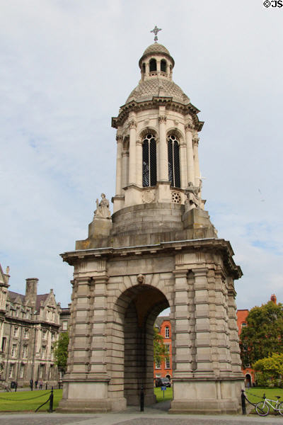 Campanile (1853) at Trinity College. Dublin, Ireland. Architect: Charles Lanyon & Thomas Kirk.