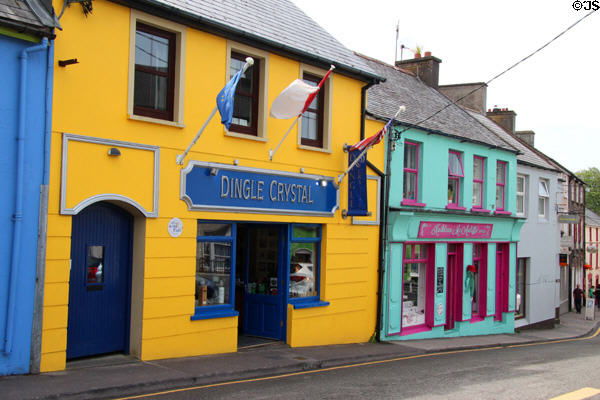 Dingle crystal shop in Dingle. Dingle, Ireland.