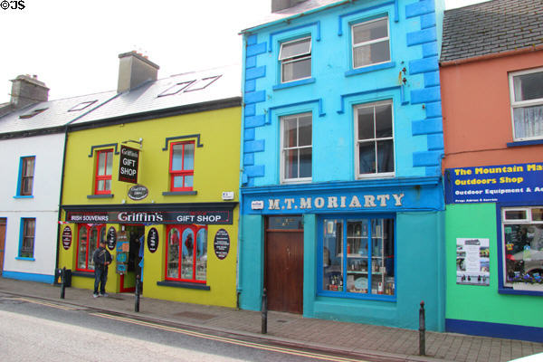 Colorful gift shops in Dingle. Dingle, Ireland.