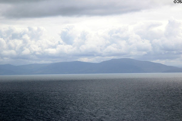 Great Blasket Island viewed from Dingle Peninsula. Ireland.