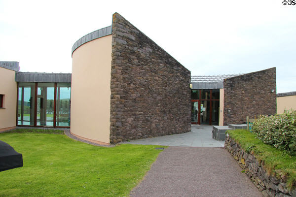 Entrance to Great Blasket Centre museum on Dingle Peninsula. Ireland.