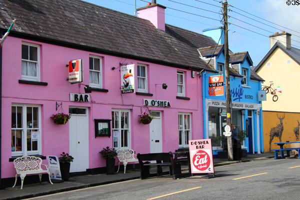 D O'Shea Bar on North Square of Sneem. Sneem, Ireland.