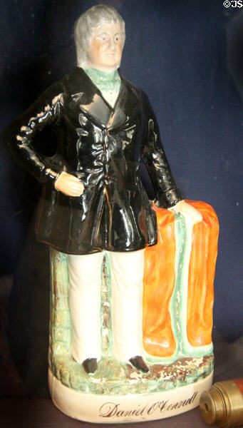 Statuette of Daniel O'Connell at Derrynane House. Ireland.