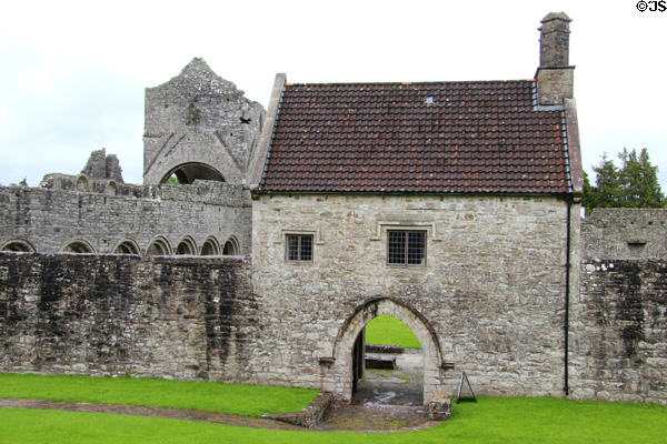 Gate house at Boyle Abbey. Knocknashee, Ireland.