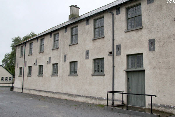 Residents quarters at Irish Workhouse Centre. Portumna, Ireland.