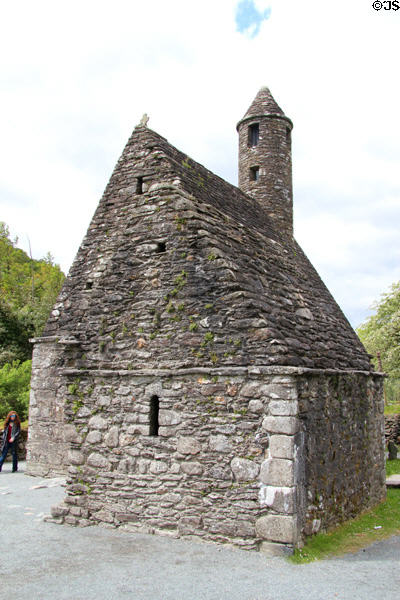 St Kevin's Church at Glendalough. Ireland.