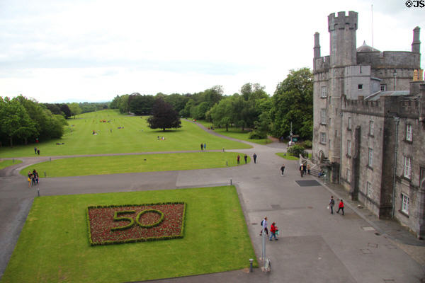 Grounds of Kilkenny Castle. Ireland.