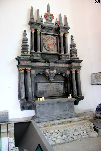Chapel monument (1637) at Medieval Mile Museum. Kilkenny, Ireland.