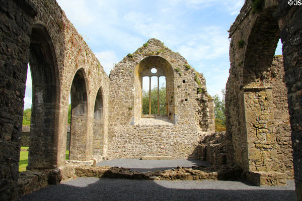 Church ruins at Kells Priory. Ireland.