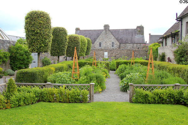 Gardens at Rothe House. Kilkenny, Ireland.