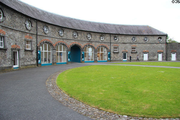 Curved inner structure of Kilkenny Design Centre. Kilkenny, Ireland.