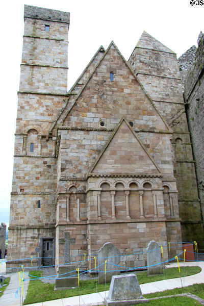 Cormac's Chapel (12thC) at Rock of Cashel. Cashel, Ireland. Style: Romanesque.