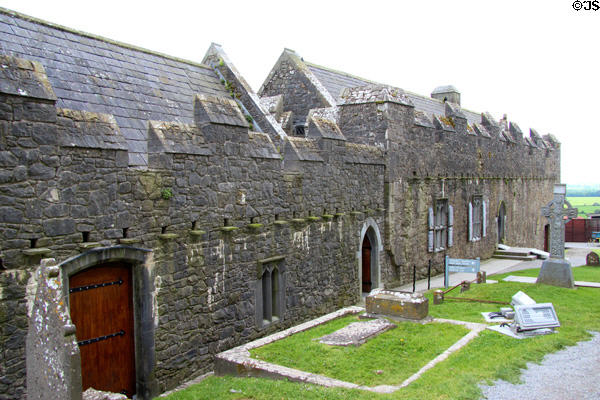 Monastic dormitory & vicars' choral buildings (15thC) now used as reception & museum at Rock of Cashel. Cashel, Ireland.