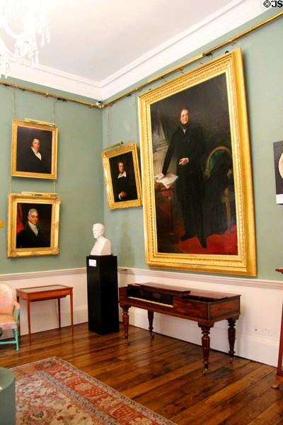 Portraits of Thomas Wyse (1770-1835) at Bishop's Palace. Waterford, Ireland.