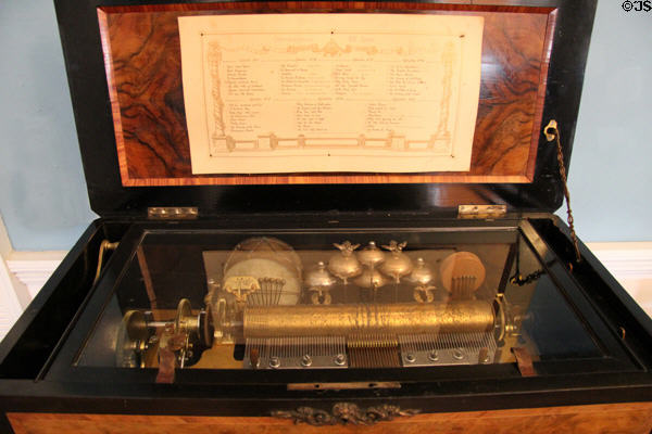 Orchestrion mechanical music box with 56 tunes from Geneva at Bishop's Palace. Waterford, Ireland.