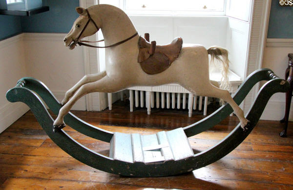 Rocking horse (18thC) prob. made in Waterford at Bishop's Palace. Waterford, Ireland.