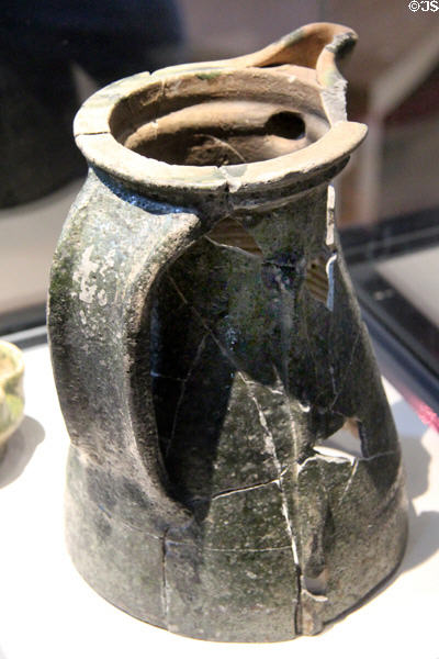 Ceramic pitcher (c1300s) at Reginald's Tower. Waterford, Ireland.