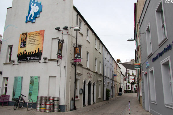 The Mall streetscape in Viking Triangle. Waterford, Ireland.