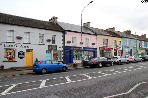 Shops along Main Street. Adare, Ireland.