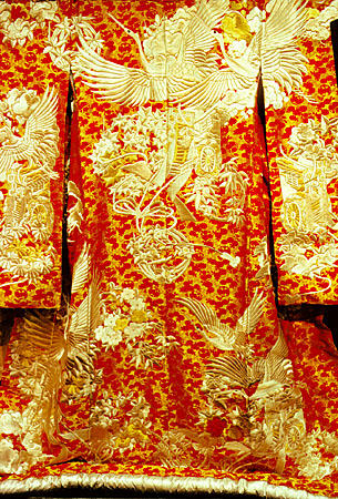 Wedding gown from Kyoto. Japan.