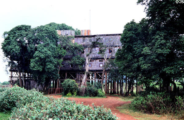 Treetops game resort in Aberdare National Park. Kenya.