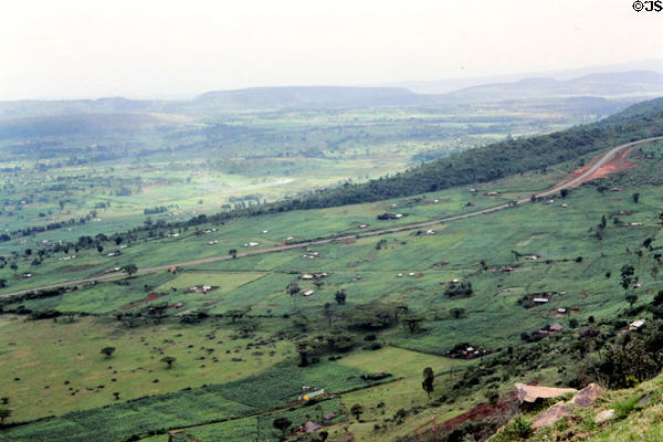 Farming landscape near Subukia. Kenya.