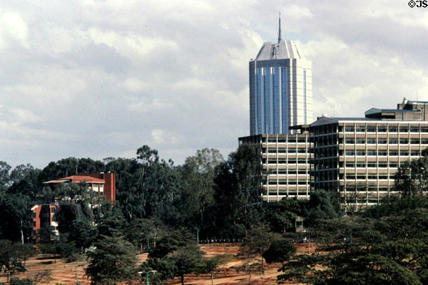 Capital Hill west of downtown Nairobi where many businesses have located. Kenya.