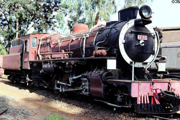 Steam engine 2921 "Masai of Kenya" at Railway Museum in Nairobi. Kenya.