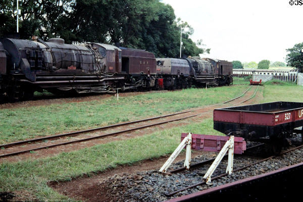 Ground of Railway Museum in Nairobi. Kenya.