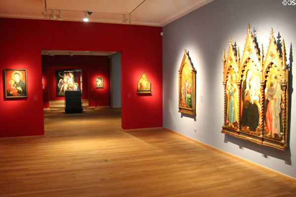 Religious art in Medieval & Renaissance Art Gallery (13th-18thC) at National Museum of History & Art. Luxembourg, Luxembourg.