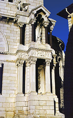 Detail of Monaco Cathedral. Monaco.