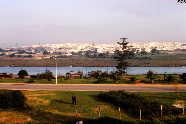View of Rabat & Sale from Hassan Tower. Rabat, Morocco.