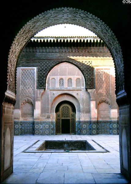 Medersa Ben Yousef. Marrakesh, Morocco.