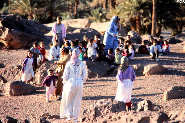 Group of children. Erfoud, Morocco.