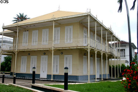 Mansion of Emile Bougenot's who was important in 19th economic life of Martinique. Fort de France, Martinique.