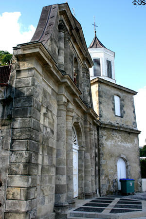 Marin stone church (1766) in Baroque style. Marin, Martinique.