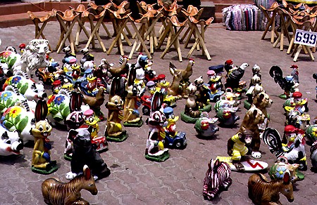 Kitsch ornaments in Tijuana. Mexico.